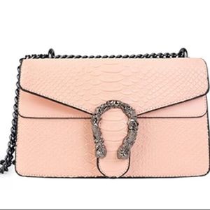New Flap Chain Bag Fashion Crossbody Shoulder Bag,Pink,Great Gift!